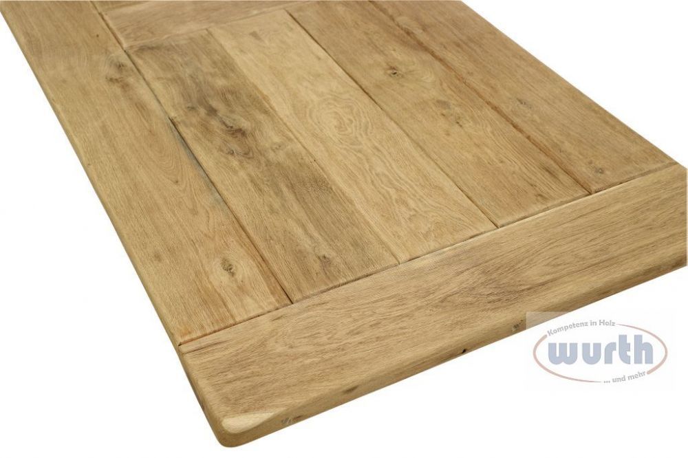 Tischplatte Holz Eiche massiv Old-Style Spezial